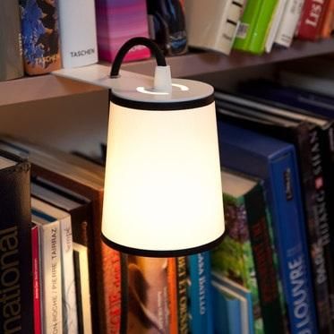 Designheure - Lampada da lettura-Designheure-LIGHTBOOK - Lampe de bibliothèque Blanc/Noir | App
